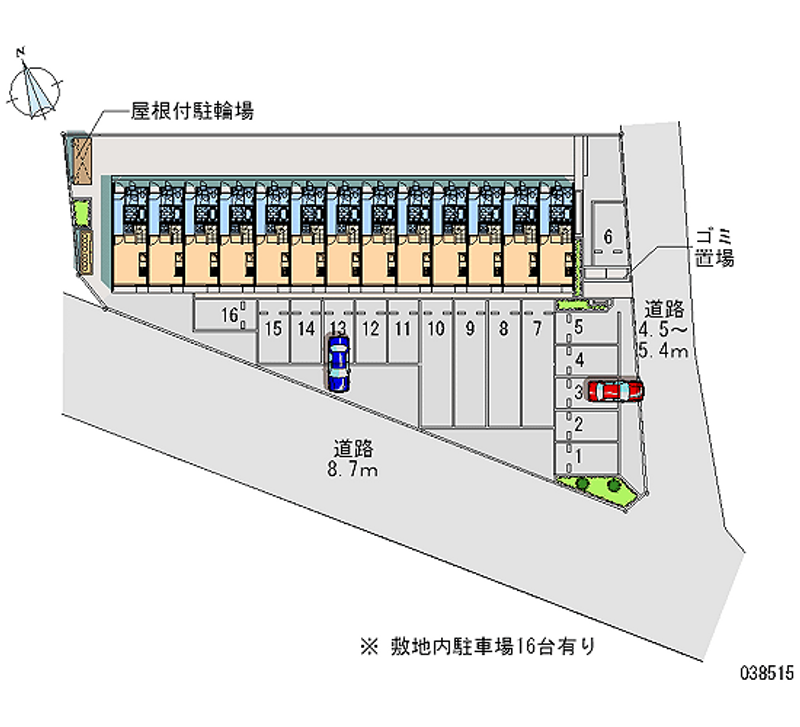 レオパレス壽リーベ 月極駐車場