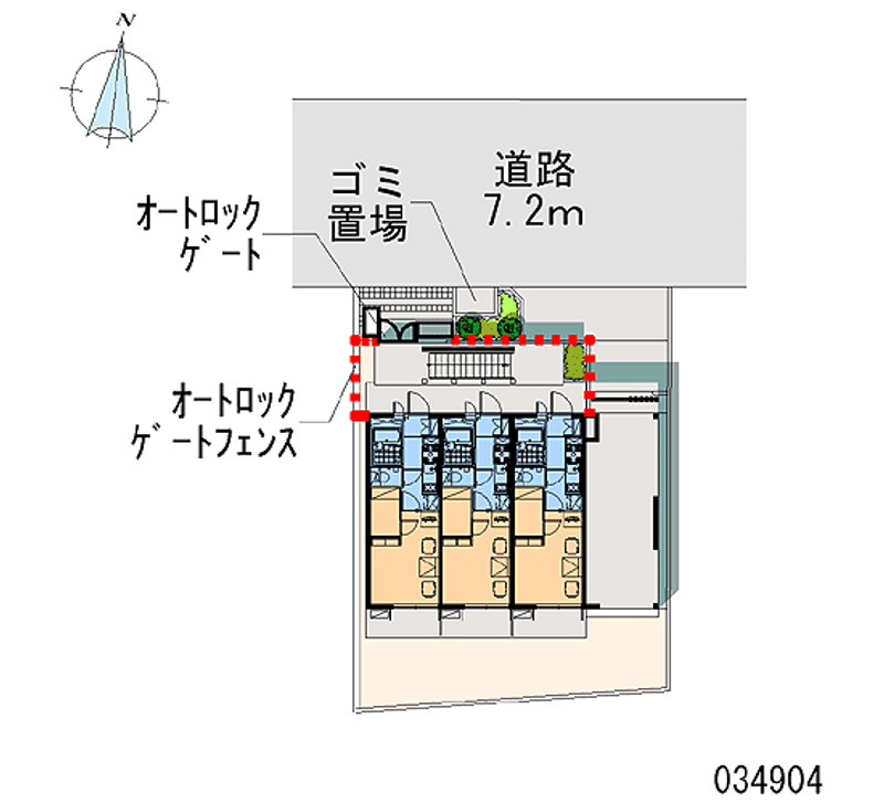 レオパレス昇弘 区画図