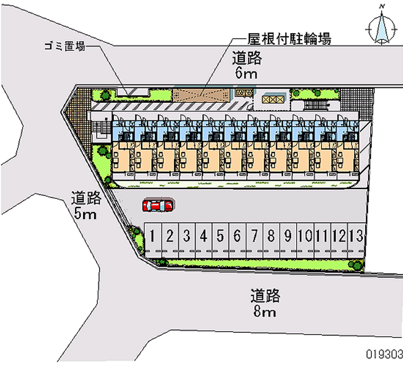 19303 Monthly parking lot