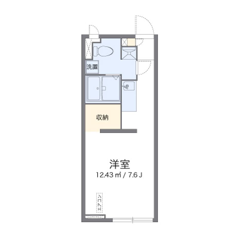 レオパレス先作イースト 間取り