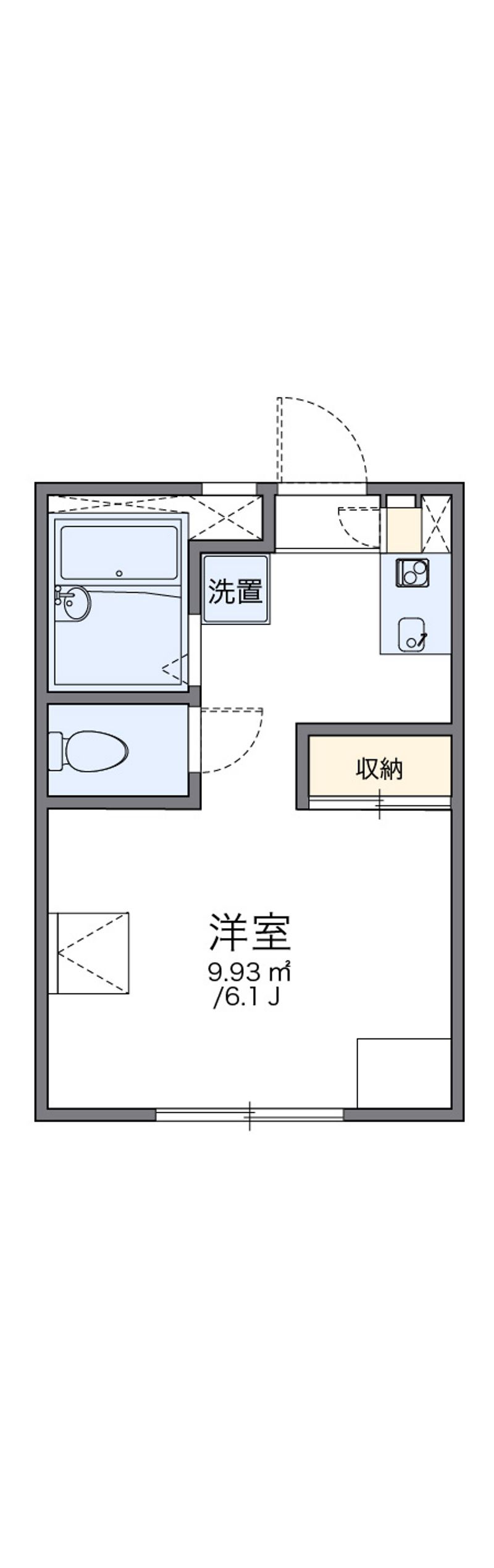 レオパレスカーサフェリス 間取図