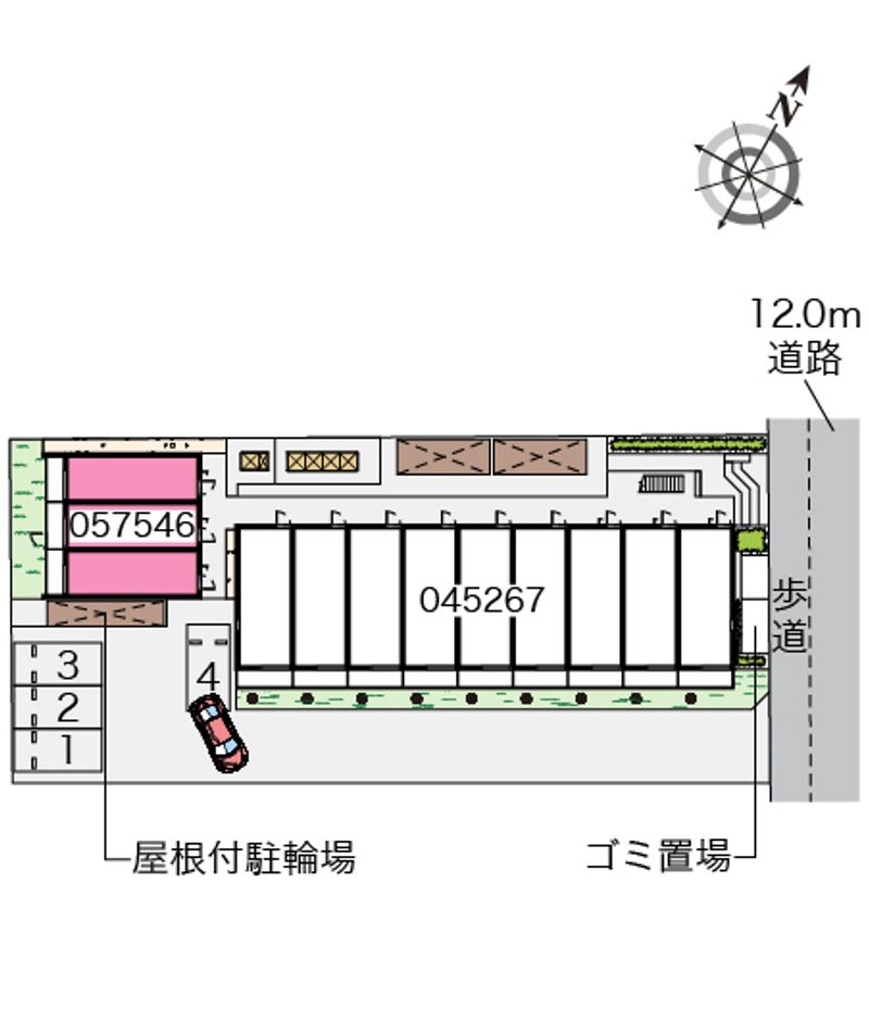 クレイノマーレ蕨Ⅱ 配置図