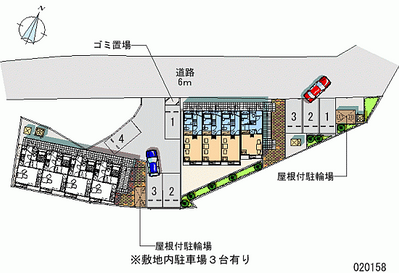 20158 Monthly parking lot