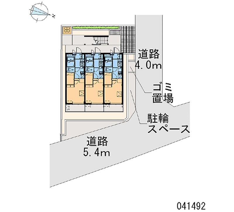 レオパレスルミナスハイム 区画図