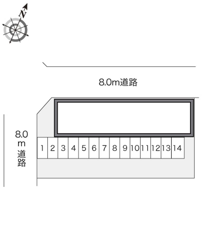レオパレスツインズＤ 配置図