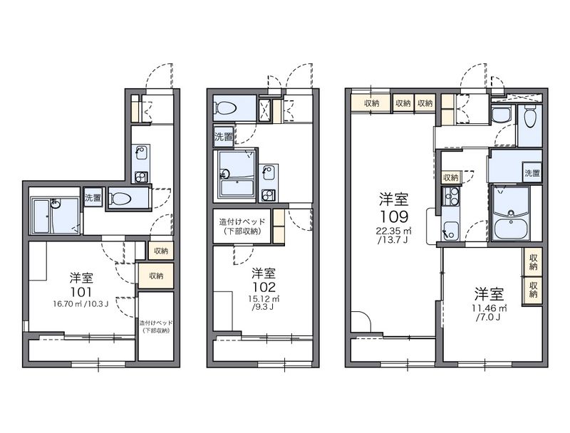レオパレスａｍｂｉｔｉｏｕｓ 間取図