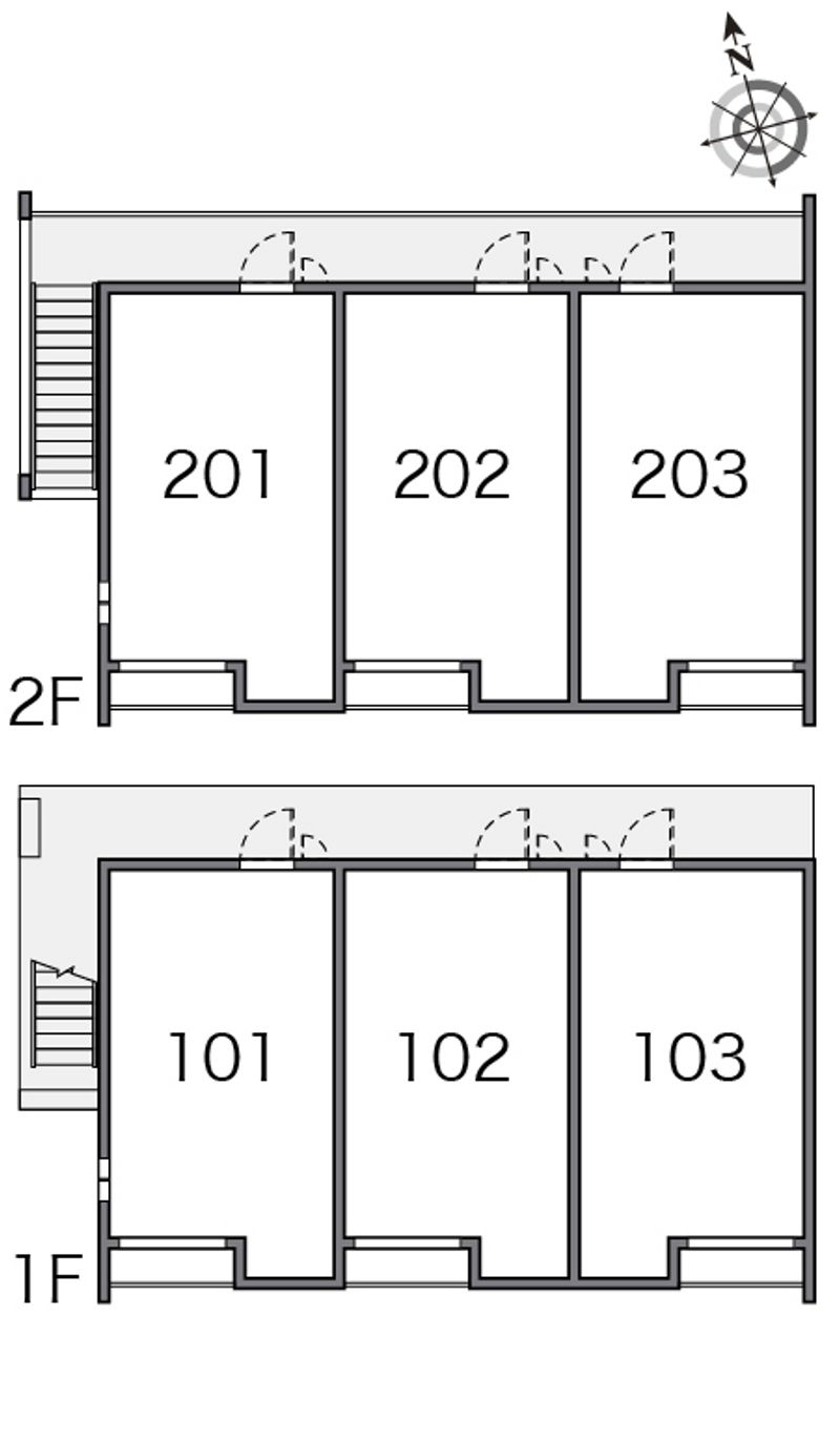 クレイノＦｒｅｅｓｉａ 間取配置図
