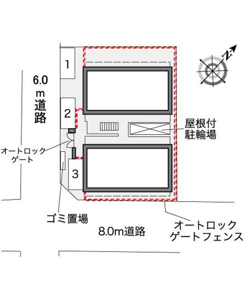 レオパレス東千葉 配置図