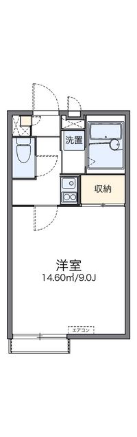レオパレスナカトミ 間取り図