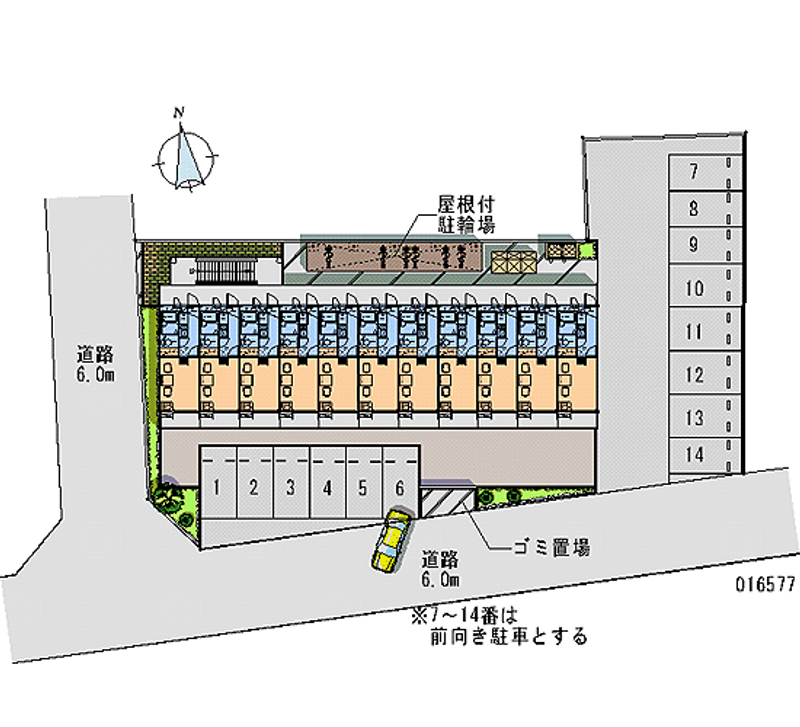 レオパレスクレールＳＫ 月極駐車場