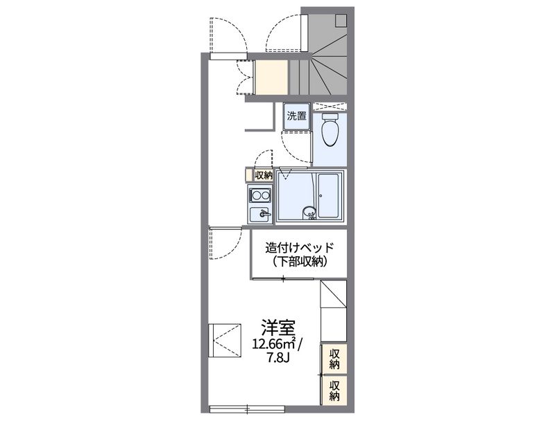 レオパレスリビエール 間取図