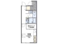 レオパレスリビエール 間取り図