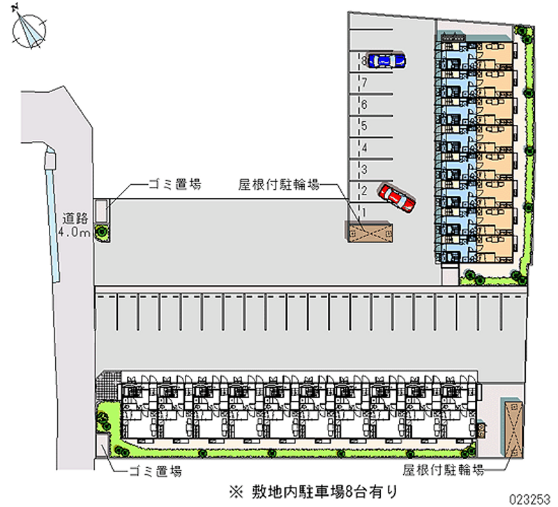 23253 Monthly parking lot