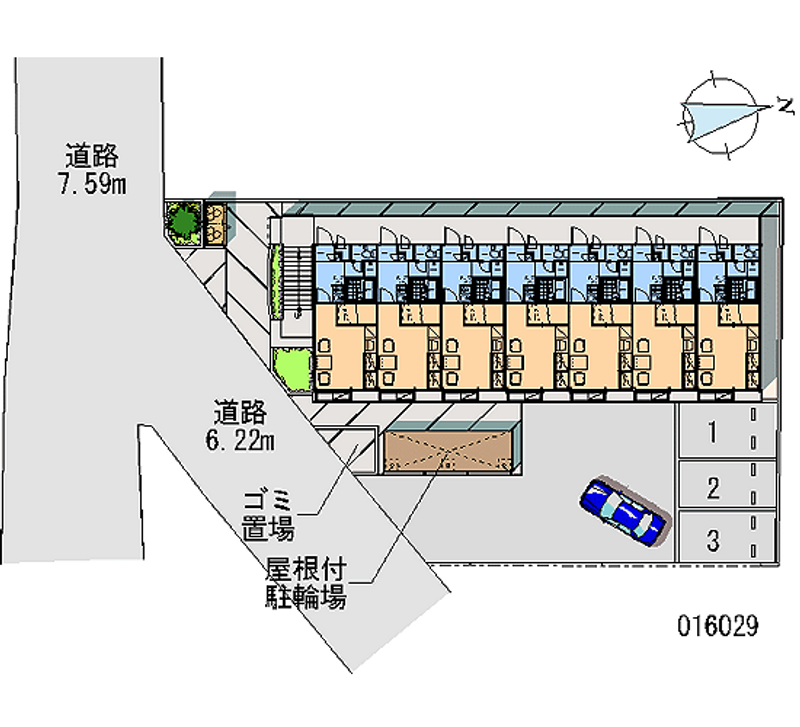 レオパレスヴィラ 月極駐車場