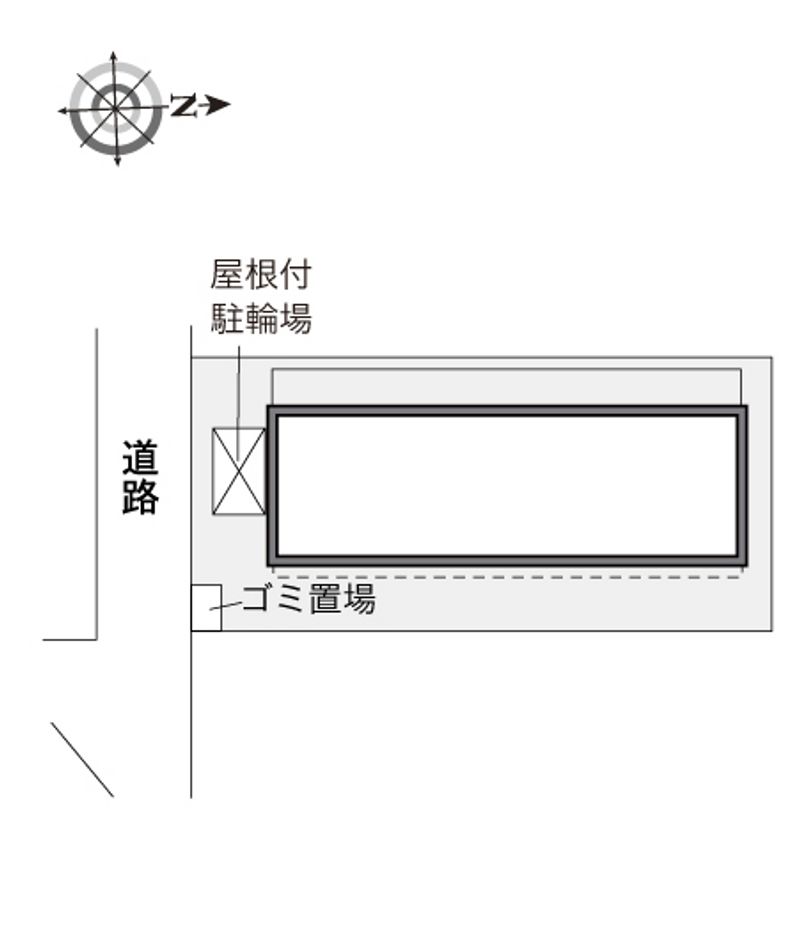 レオパレスハミング熱田 配置図