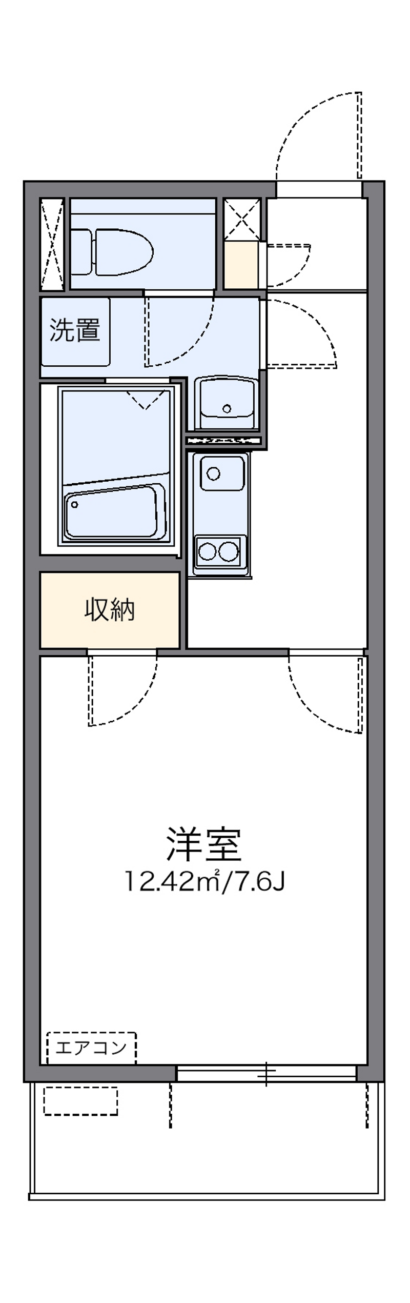 レオネクストトリスターＮ　Ｗ 間取り