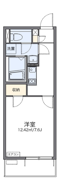 レオネクストトリスターＮ　Ｗ 間取り図