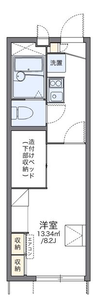 レオパレスパストラーレⅡ 間取り図