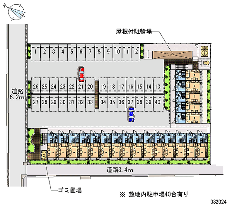 32024 Monthly parking lot