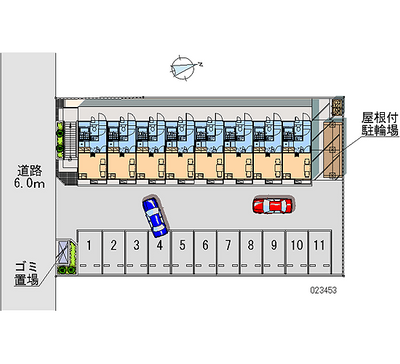 23453 Monthly parking lot