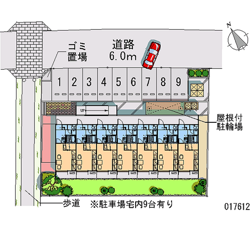 レオパレスユーアンドケイ 月極駐車場