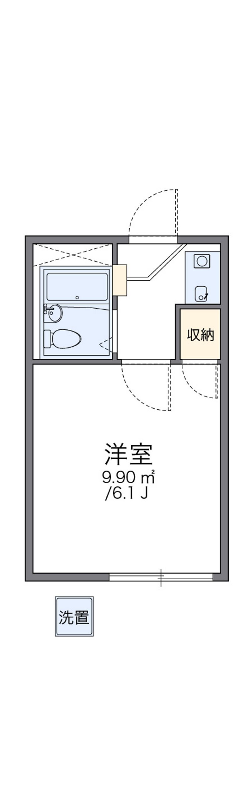 レオパレス一宮第４ 間取図