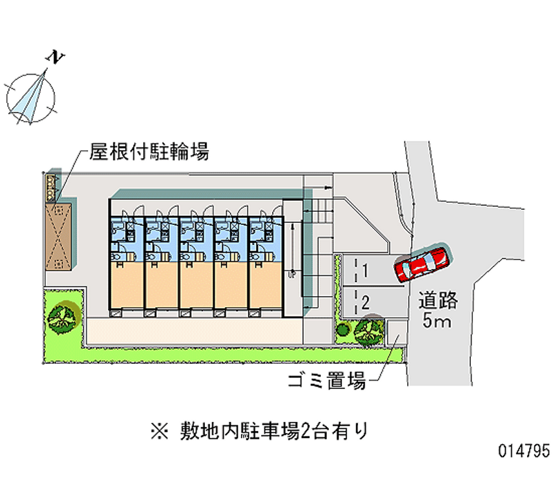 レオパレスニューイエナ 月極駐車場