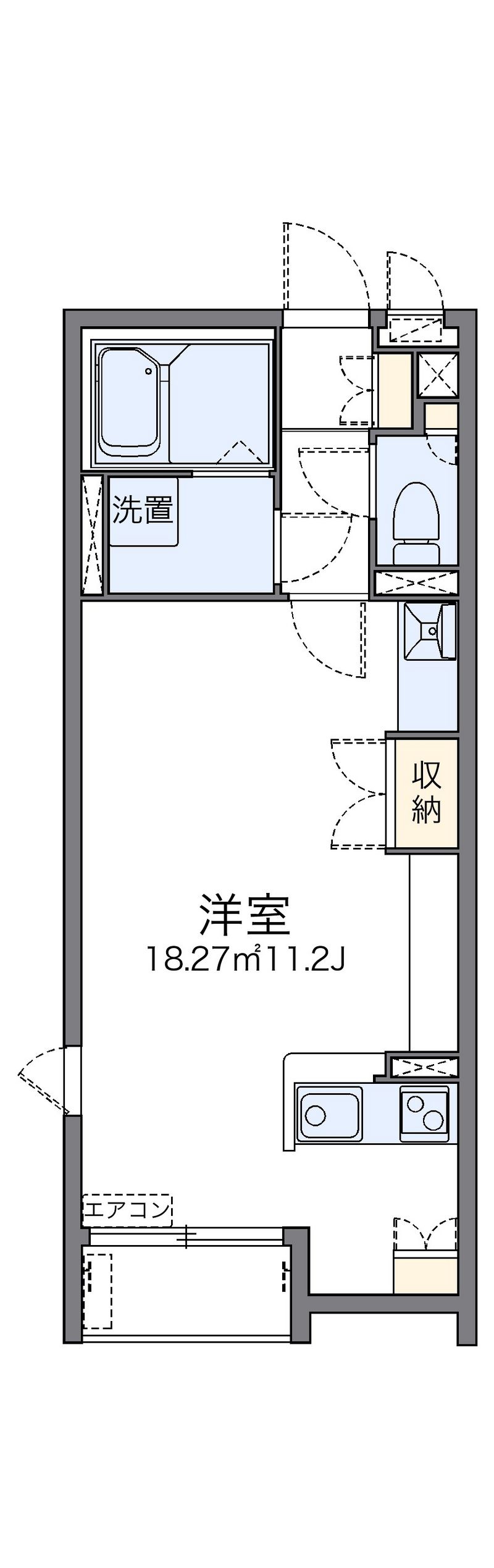レオネクストＫＳＰＩＲＩＴ山桃 間取図