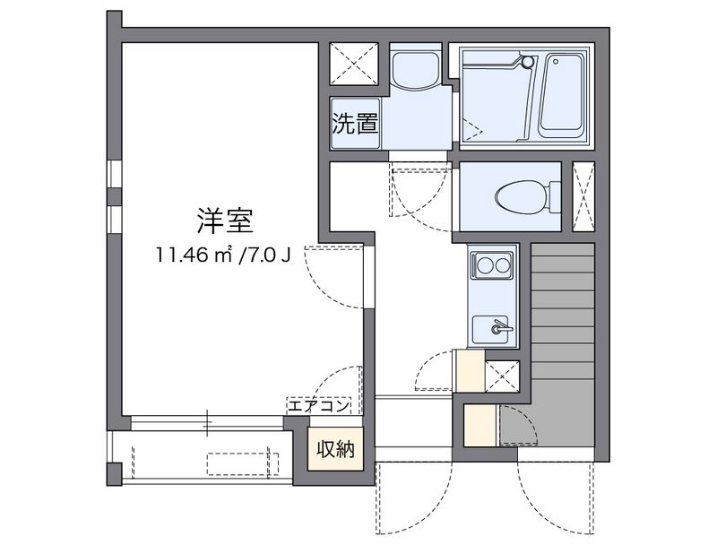 クレイノＳ　うめのき１６ 間取り