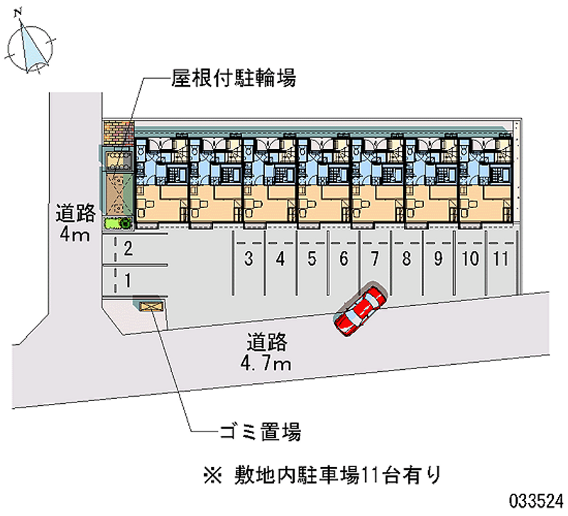 33524 Monthly parking lot