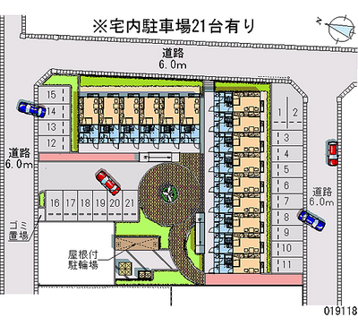 レオパレス美原Ⅰ 月極駐車場