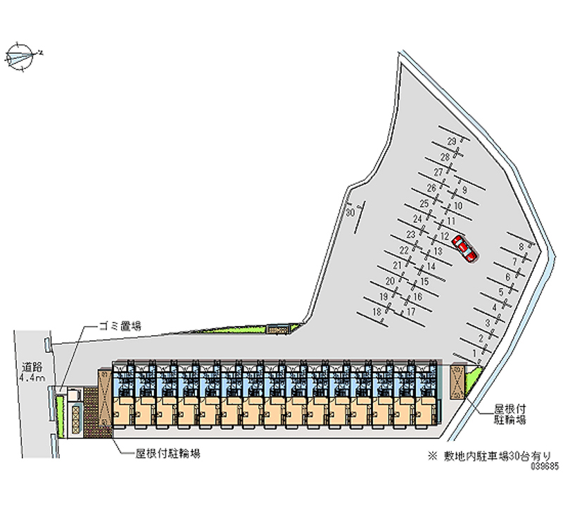 39685 bãi đậu xe hàng tháng