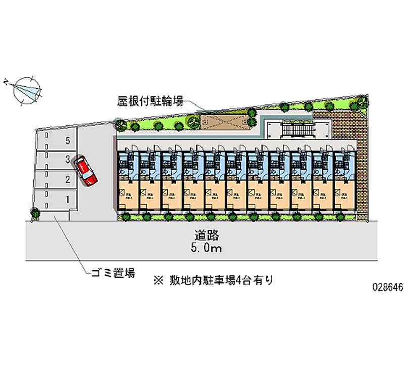 28646 Monthly parking lot