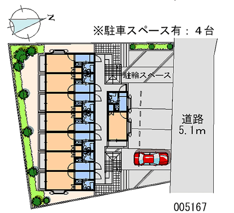 レオパレス日吉第１ 区画図