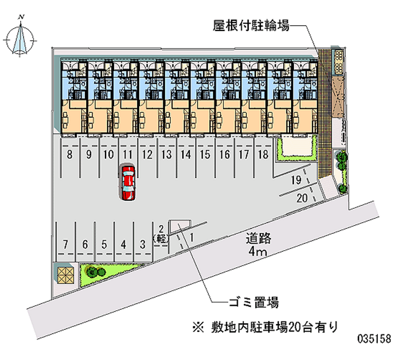 35158 Monthly parking lot