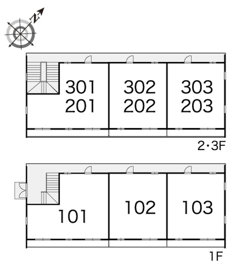 レオパレスエスペランサ 間取配置図