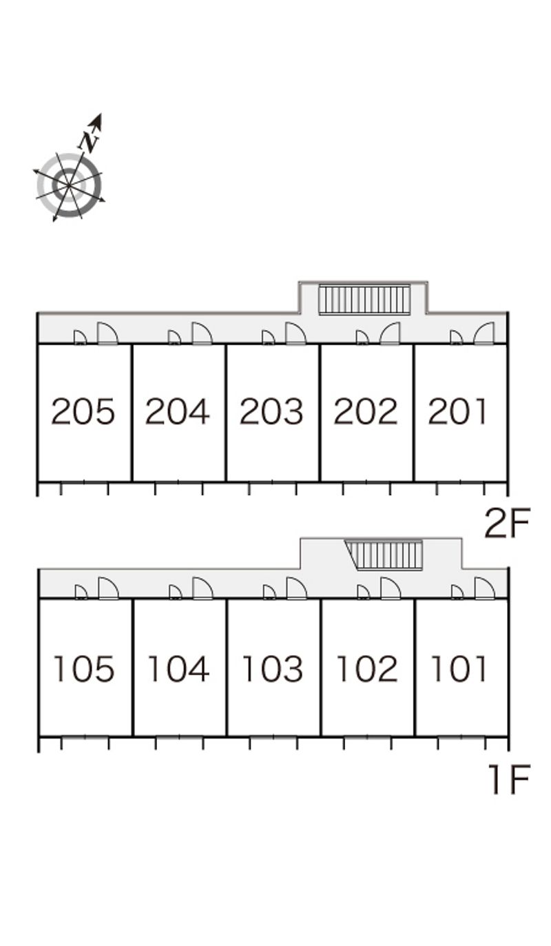 レオパレスフロイデ 間取り配置図