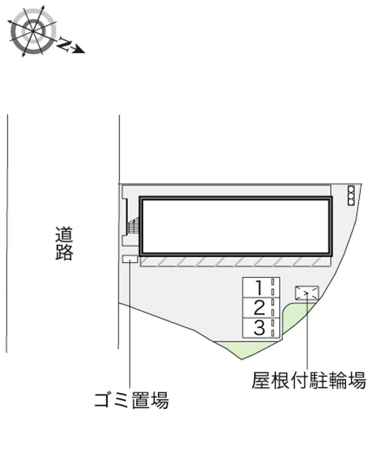 レオパレスグランシャリオ 駐車場