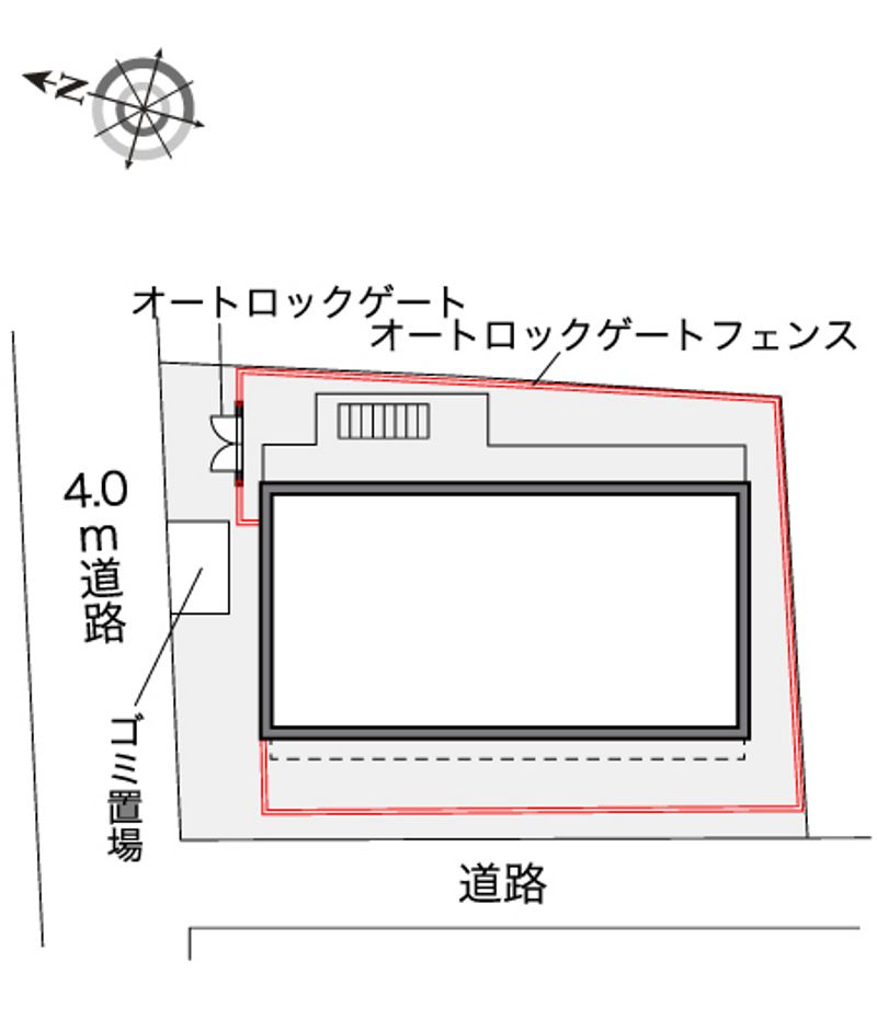 レオパレス大井 配置図