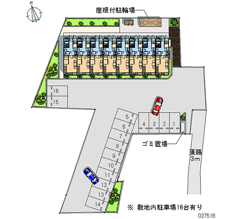 27516月租停车场