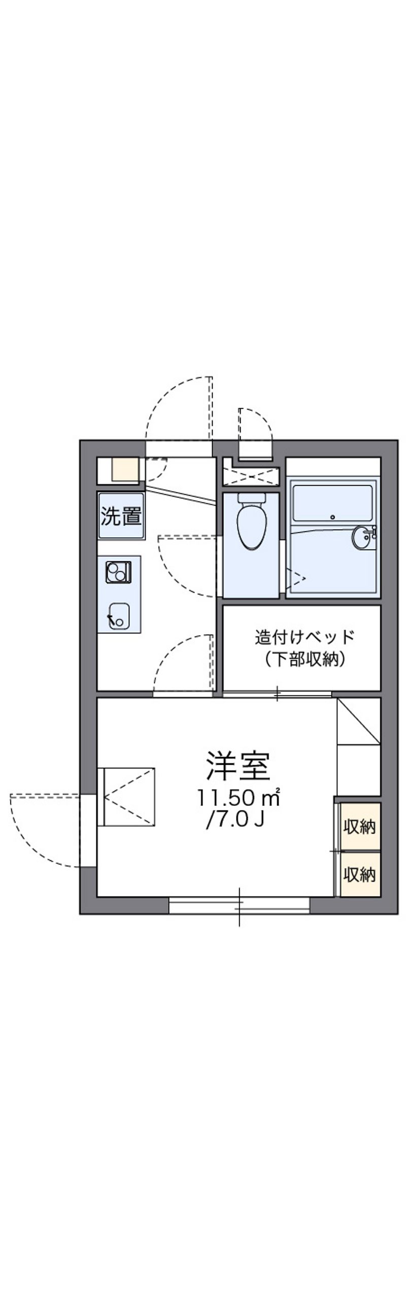 レオパレスＦｉｎｅ　ＶｉｅｗⅡ 間取図