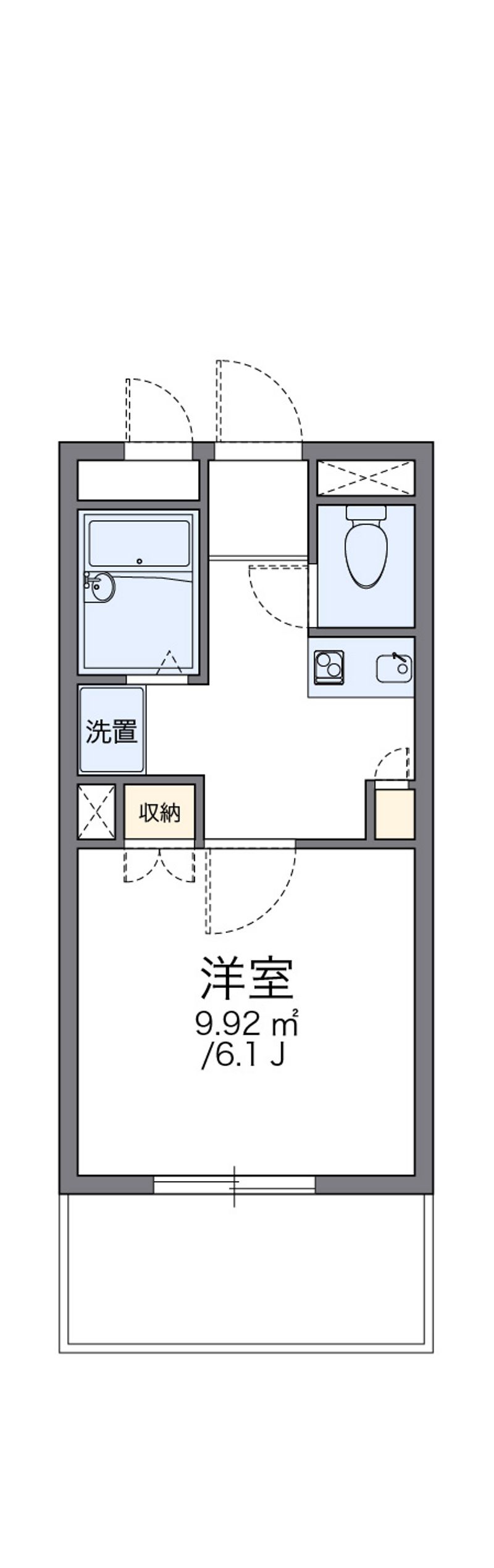 レオパレスＭＩＷＡ 間取り