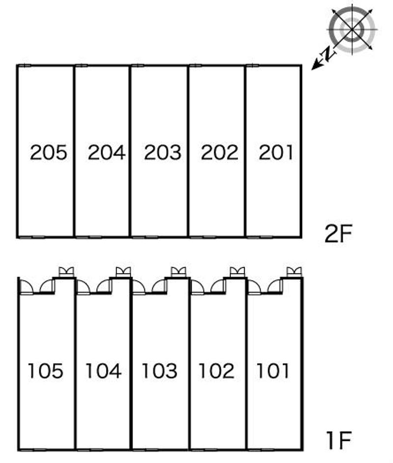 レオパレス風紋 間取り配置図