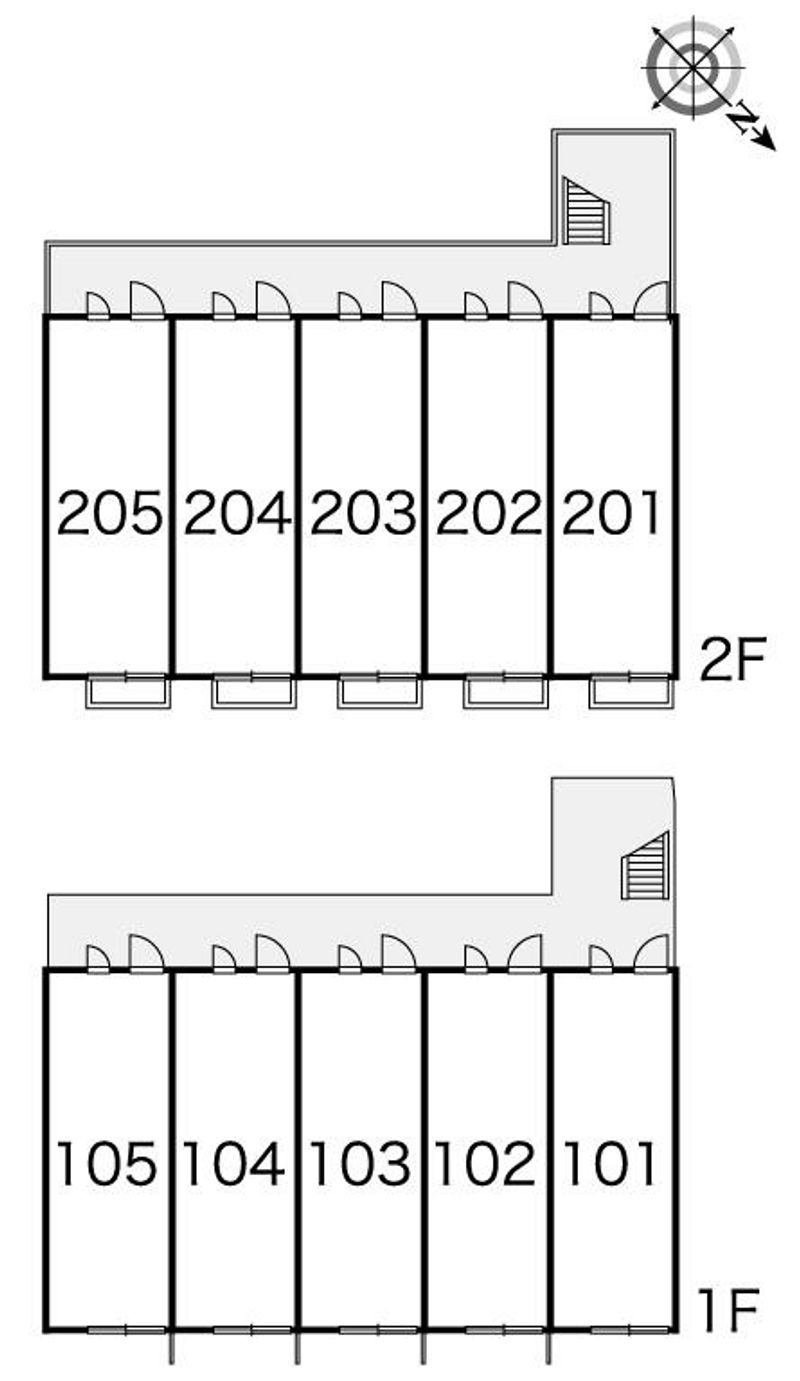 レオパレスはじめ 間取配置図