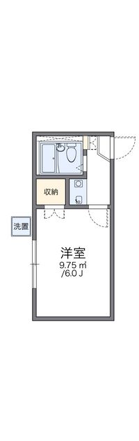レオパレスドゥマンＢ館 間取図
