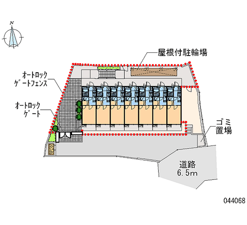 レオパレス高倉 区画図