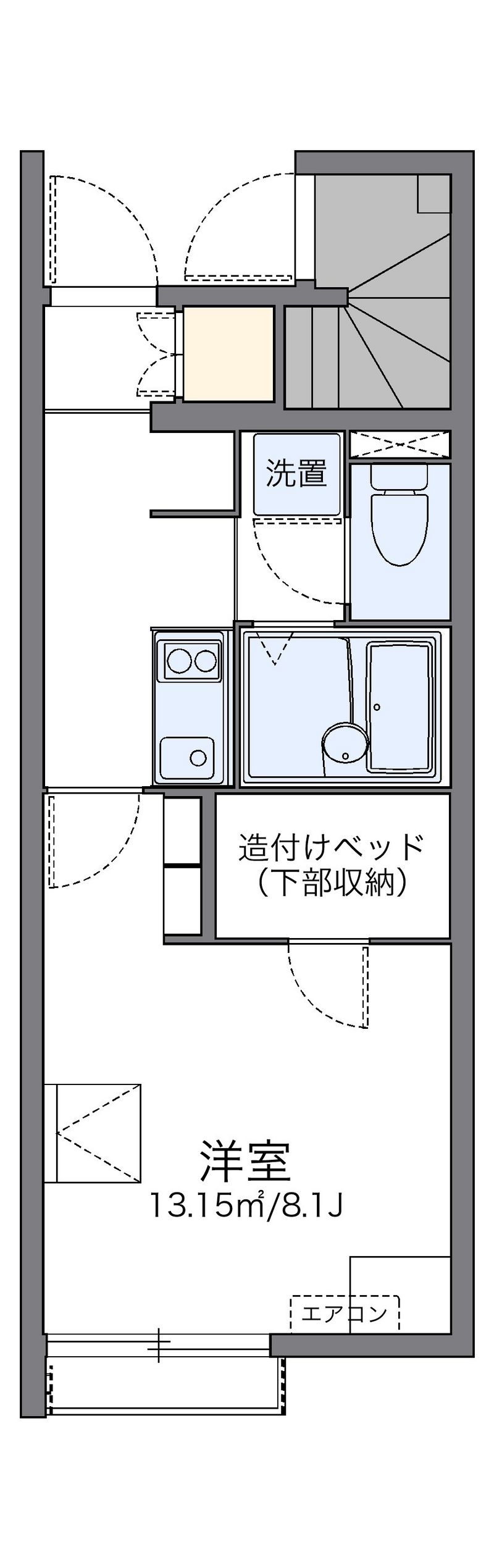レオネクスト黄瀬川 間取図