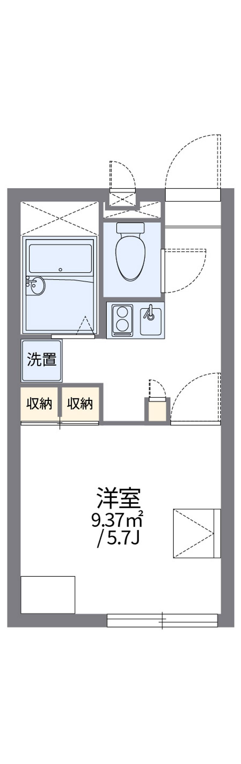 レオパレスリブラⅡ 間取図