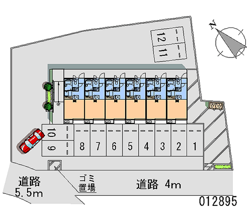 12895 bãi đậu xe hàng tháng