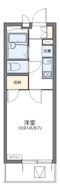 レオパレスＫＡＺＵ 間取り図